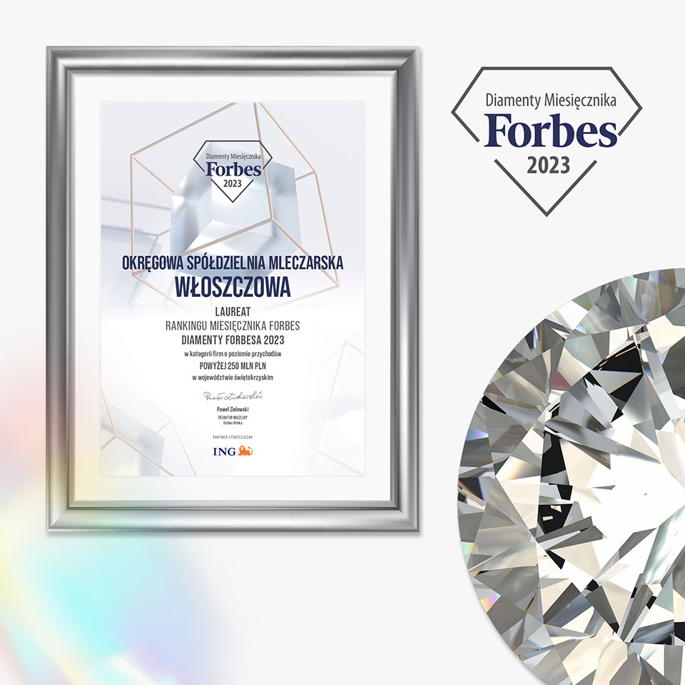 OSM WŁOSZCZOWA Z TYTUŁEM DIAMENTU FORBESA 2023