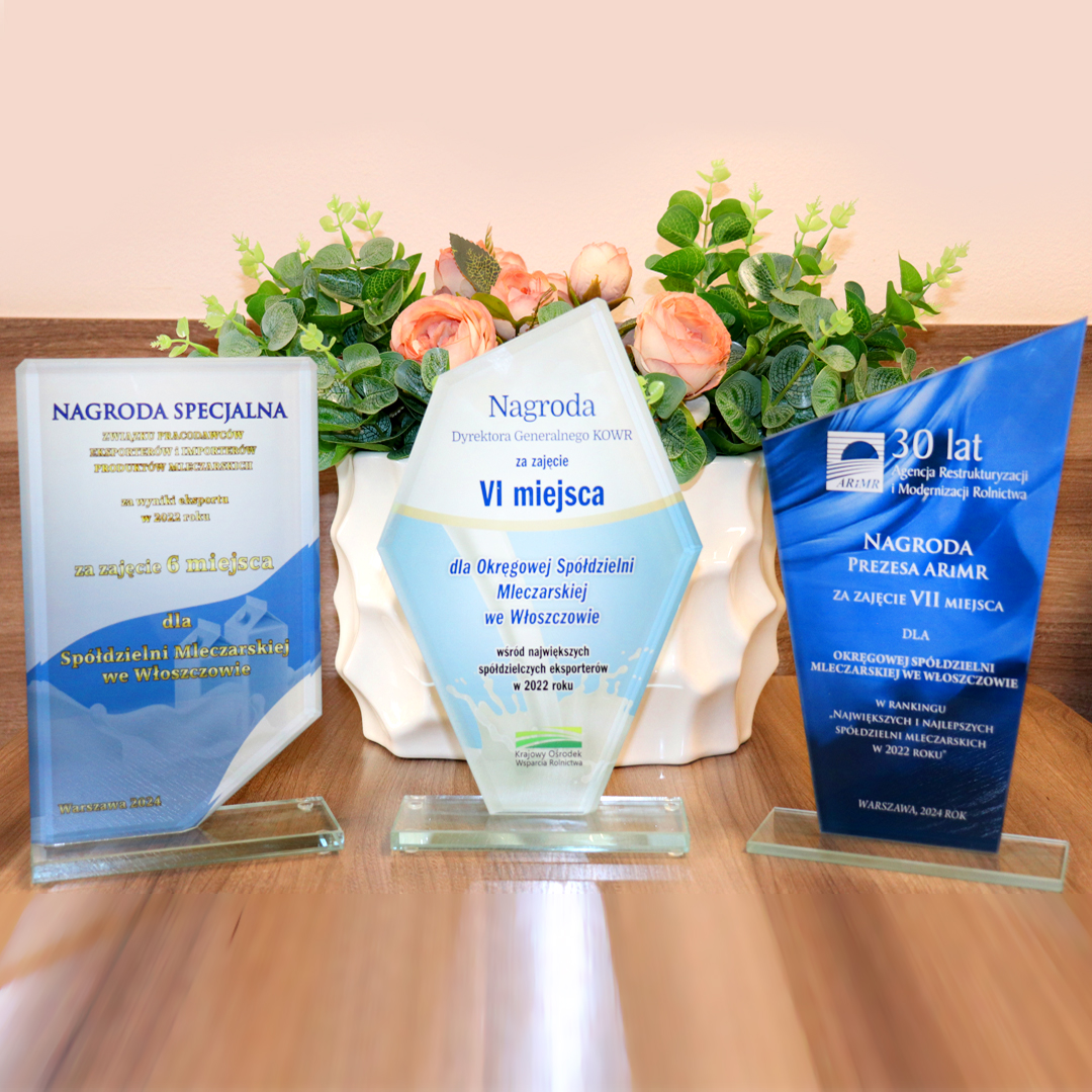 OSM Włoszczowa w czołówce spółdzielni mleczarskich w Polsce