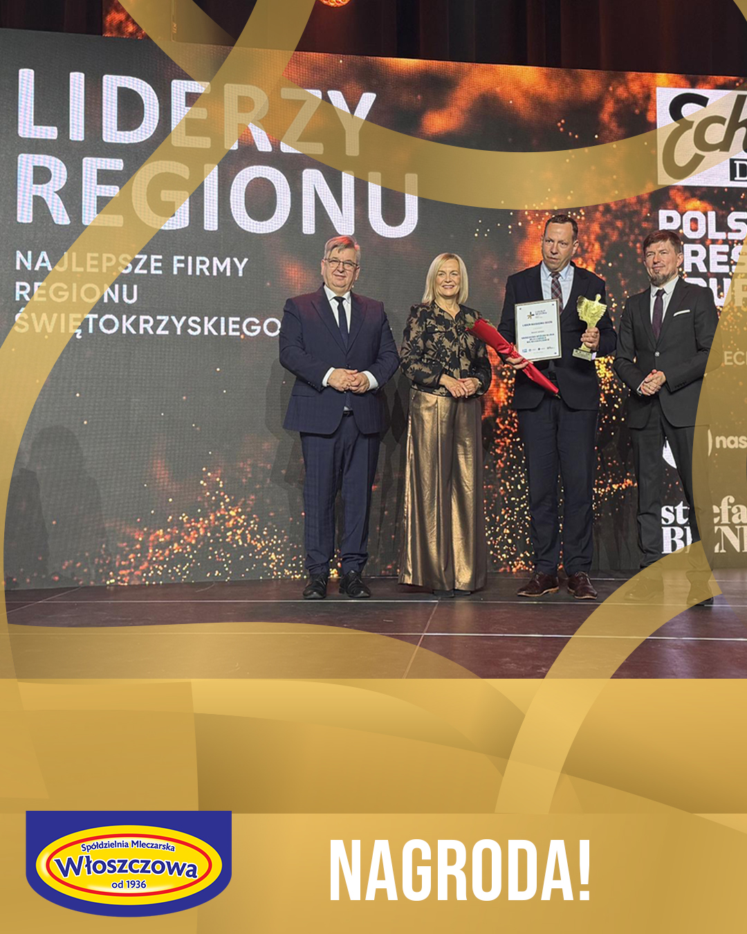 OSM Włoszczowa Liderem Regionu 2025 w kategorii „Mocna Marka”