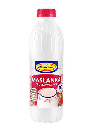 Maślanka truskawkowa